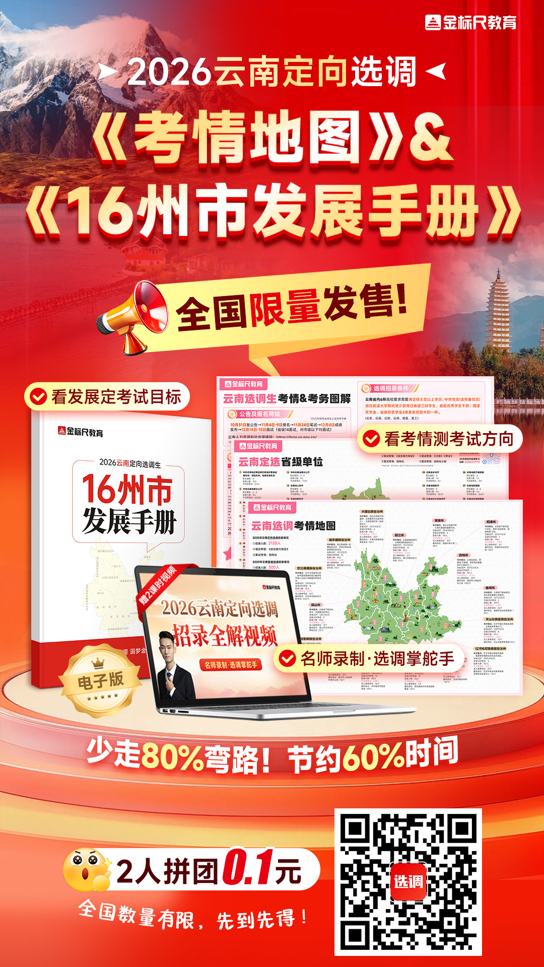 云南定向选调考情地图39区县发展手册拼团海报.jpg